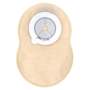 Ostomy bag with close