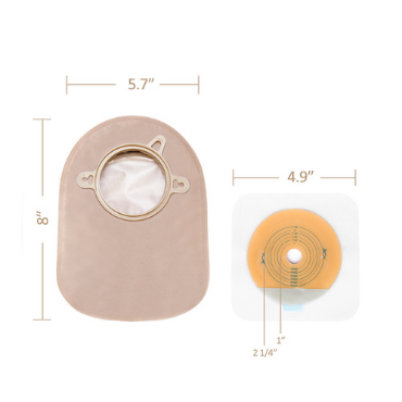 Two Piece Colostomy Bags with Close